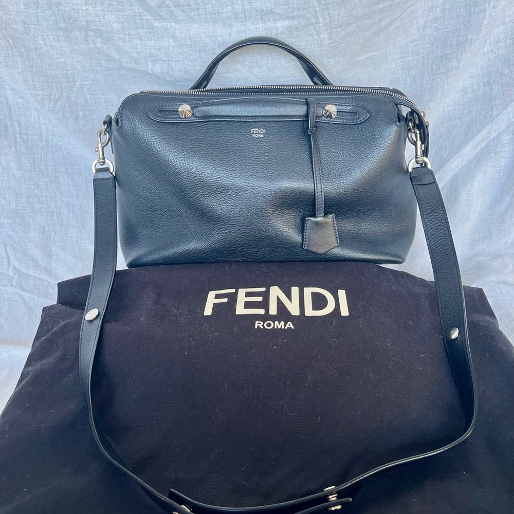 Fendi Black Leather  Bag